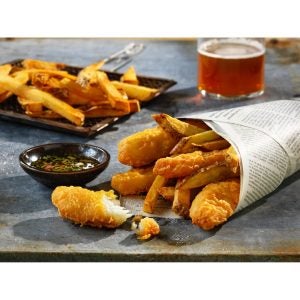 Beer Battered Cod Fillet Portions | Styled