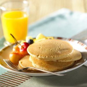 Whole Grain Pancakes | Styled