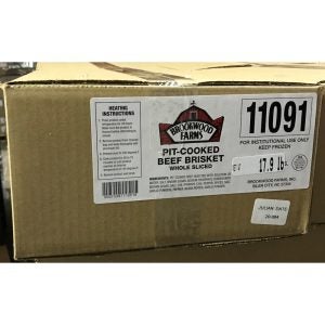 Hickory-Smoked Sliced Beef Barbecue Brisket | Corrugated Box