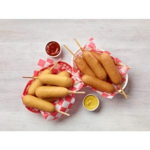 Mini Chicken Corn Dogs | Styled