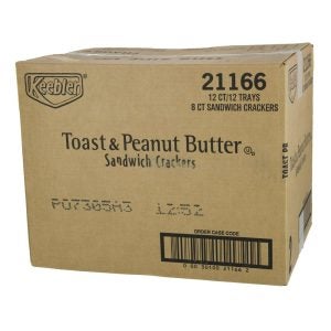 Toast & Peanut Butter Sandwich Crackers | Corrugated Box