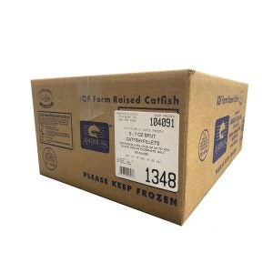 Catfish Split Fillets | Corrugated Box