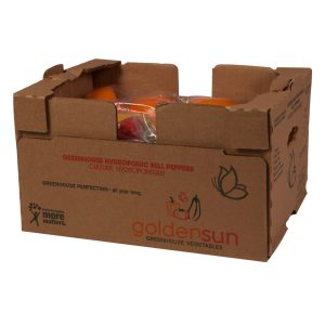 Assorted Color Peppers | Corrugated Box