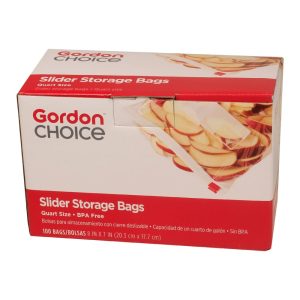 Quart Slider Storage Bags | Packaged