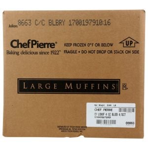 Sara Lee Blueberry Muffins | Corrugated Box