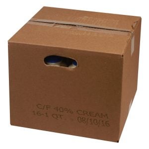 CREAM WHIP 40% HVY FRSH 16-1QT | Corrugated Box