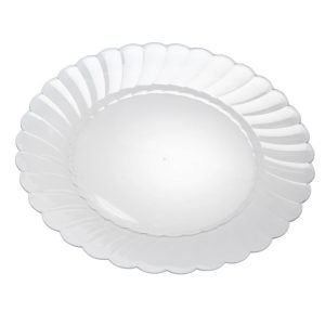 9" Clear Plastic Plates | Raw Item
