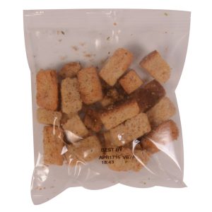 Whole Grain Cheese & Garlic Croutons | Packaged