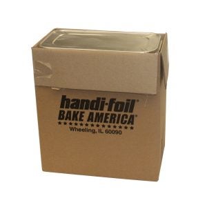 1/3 Size Foil Pan Lid | Packaged