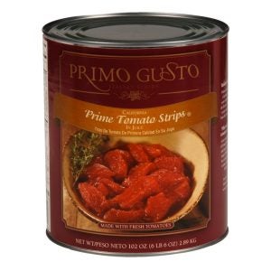 California Prime Tomato Strips | Packaged