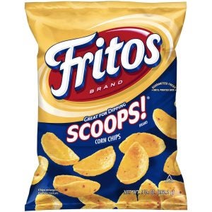 Family Size Scoops Corn Chips | Packaged