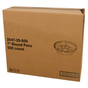 PAN RND 7" 500CT HFA | Corrugated Box