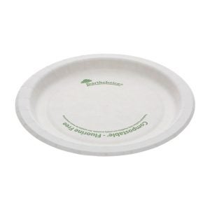 PLATE PPR 6" WHT COMPSTBL 6-125CT | Raw Item