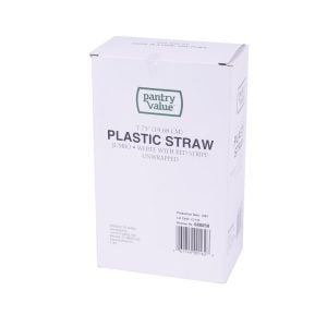 Red and White Straws | Packaged