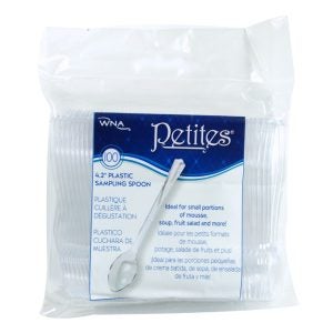 Petite Plastic Spoons | Packaged
