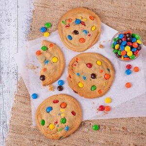 Rainbow Candy Cookie Dough | Styled