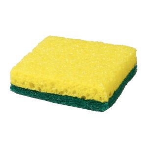 Scrubbing Sponge Yellow/Green | Raw Item
