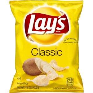 Regular Lays Single Serve Potato Chips | Packaged