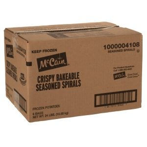 FRIES SPIRAL SEAS CRSPY OVEN 6-4# | Corrugated Box