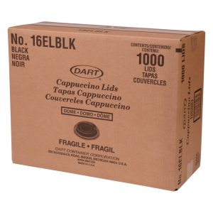 LID BLACK DOME 10-100CT-DART | Corrugated Box