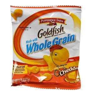 CRACKER GLDFSH CHED WGRAIN 300-.75Z | Packaged