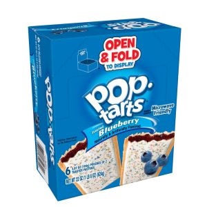 Frosted Blueberry Pop Tarts | Packaged