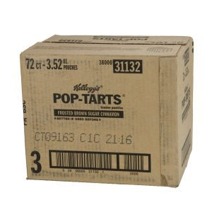 Pop Tarts Brown Sugar Cinnamon | Corrugated Box