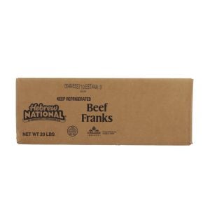Kosher Beef Franks | Corrugated Box