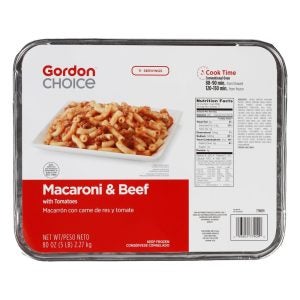 Macaroni & Beef Entree | Packaged