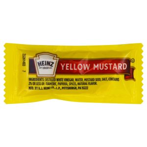 500-1/5Z MUSTARD PACKETS HEINZ | Packaged