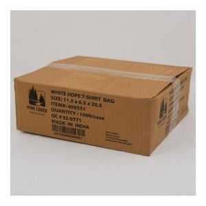 BAG PLAS T-SACK 11.5X6.5X20.5 1M | Corrugated Box