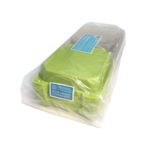 9x9 Inch Plastic Container | Packaged