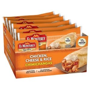 Chicken, Cheese & Rice Chimichanga | Packaged