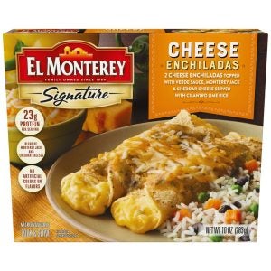 Cheese Enchiladas with Verde Sauce | Packaged