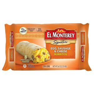 Egg, Sausage & Cheese Burritos | Packaged