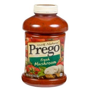 Prego Pasta Sauce with Mushrooms | Packaged