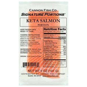 Alaskan Keta Salmon | Packaged