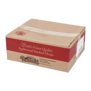 Cheddar Smoked Bratwurst Sausages 5 per pound | Corrugated Box