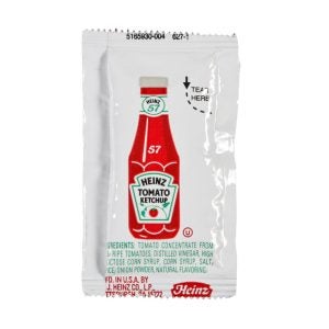 1000-7GM KETCHUP SCHOOL PC SS PKTS | Raw Item