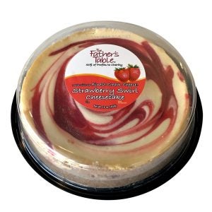 Strawberry Swirl Cheesecake | Packaged