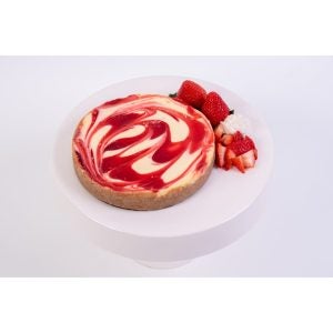 Strawberry Swirl Cheesecake | Styled