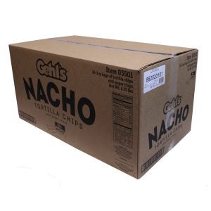 3oz Tortilla Chips | Corrugated Box