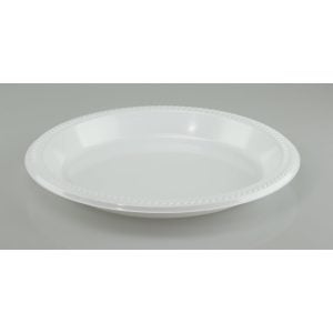 9" White Plastic Plates | Styled