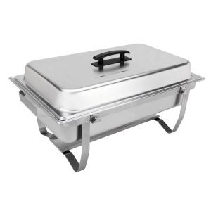 Sterno Folding Stainless Steel Rectangle Chafer | Raw Item