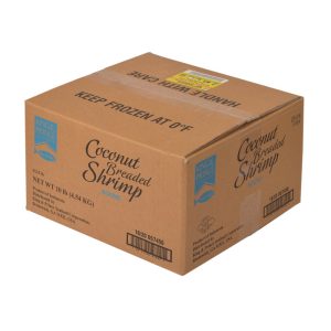 Breaded Coconut Round Shrimp, 16-20 count | Corrugated Box