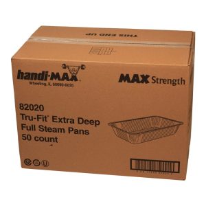 Tru-Fit Extra Deep Full Steam Pans | Corrugated Box