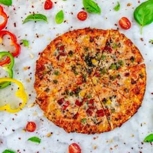 Vegetable Cauliflower Crust Pizza | Styled