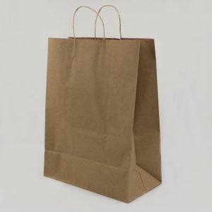 BAG PPR 13X7X17 KRFT W/HNDL 250CT | Raw Item