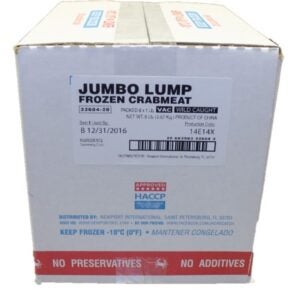 Jumbo Lump Crabmeat | Corrugated Box