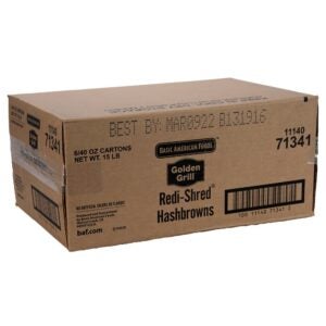 Redi-Shred Hashbrown Potatoes | Corrugated Box